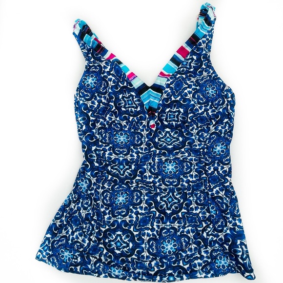 24th & Ocean Viva La Frida Tankini Top - Picture 2 of 11